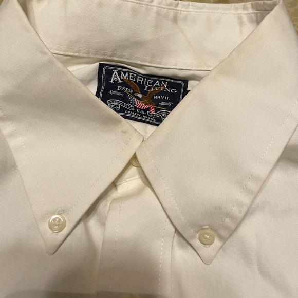Lot 3 dress shirts American Living and Stafford & Van Heusen size 17 - Picture 4 of 8